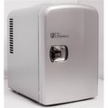 Uber Appliance Uber Appliance UB-CH1-SILVER Chill 6 Can Retro Personal Mini Fridge for Bedroom; Office or Dorm - Silver UB-CH1-SILVER